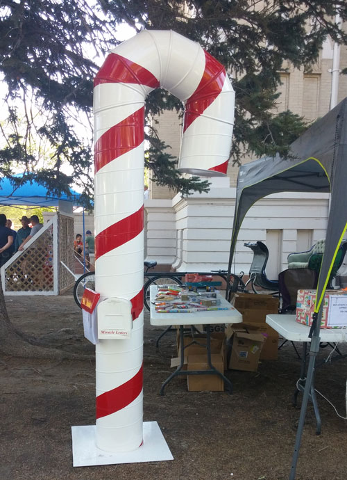 Candy Cane Mail Box At Sugar Beet Days