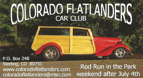 Colorado Flatlanders Car Club Logo
