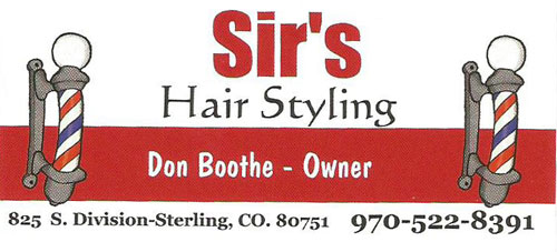Sir's Hair Styling Logo